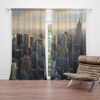 Závěs New York Skyline: 2ks 140x250cm Závěs New York Skyline: 2ks 140x250cm