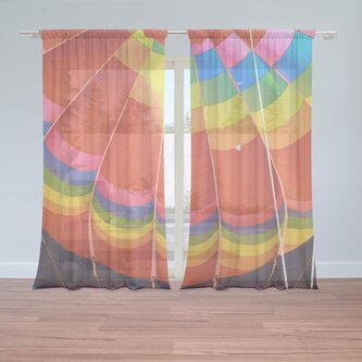 Záclony Horkovzdušný balon: 2ks 150x250cm
