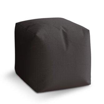 Taburet Cube Charcoal: 40x40x40 cm Taburet Cube Charcoal: 40x40x40 cm