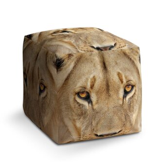 Taburet Cube Pohled lvice: 40x40x40 cm Taburet Cube Pohled lvice: 40x40x40 cm