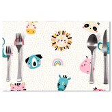 Prostírání Hroch, zebra a slunce: 40x30cm