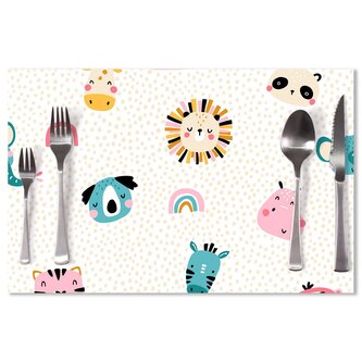 Prostírání Hroch, zebra a slunce: 40x30cm