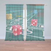 Záclony Kostky: 2ks 150x250cm