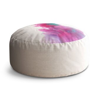 Taburet Circle Barevný kouř: 38x48 cm