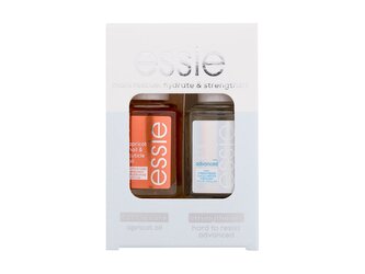 Essie Mani Rescue péče o nehty Apricot Nail & Cuticle Oil 13,5 ml + péče o nehty Hard To Resist Advanced Nail Strengthener 13,5 ml