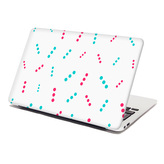 Samolepka na notebook Tečkované čárky: 38x26 cm