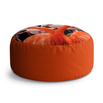 Taburet Circle Plameňáci 2: 38x48 cm