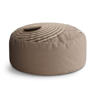 Taburet Circle Otisk v písku: 38x48 cm