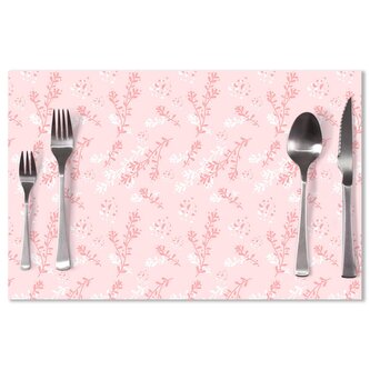 Prostírání Růžové rostliny: 40x30cm