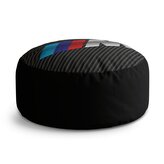 Taburet Circle MPERFORMANCE Karbon: 38x48 cm