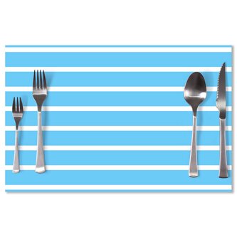 Prostírání Modrobílé pruhy: 40x30cm