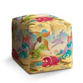 Taburet Cube Dinosauři 5: 40x40x40 cm