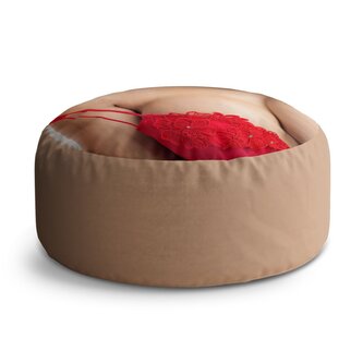 Taburet Circle Dekolt ženy: 38x48 cm