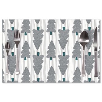 Prostírání Šedé stromky: 40x30cm