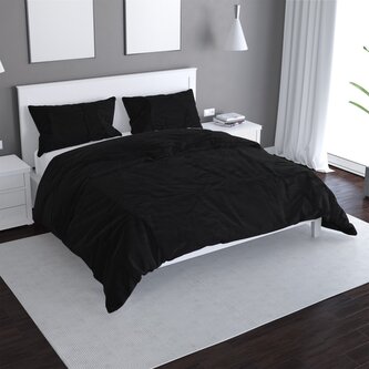 Povlečení Černá: 140x200 / 90x70 Povlečení Černá: 140x200 / 90x70