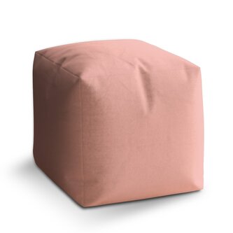 Taburet Cube Lososová: 40x40x40 cm