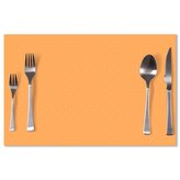 Prostírání Bílé čárky na oranžové: 40x30cm