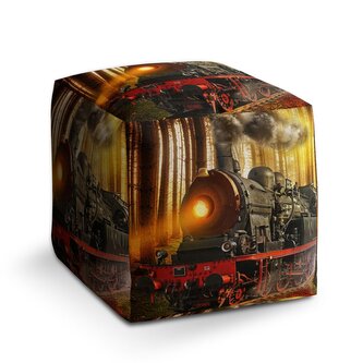 Taburet Cube Lokomotiva 2: 40x40x40 cm