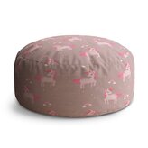 Taburet Circle Pony: 38x48 cm