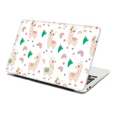 Samolepka na notebook Roztomilé lamy: 29x20 cm