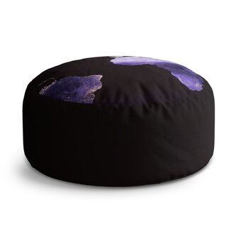 Taburet Circle Světelná mapa světa: 38x48 cm