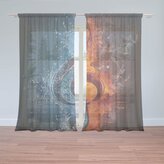 Záclony Ohnivý klíč: 2ks 150x250cm