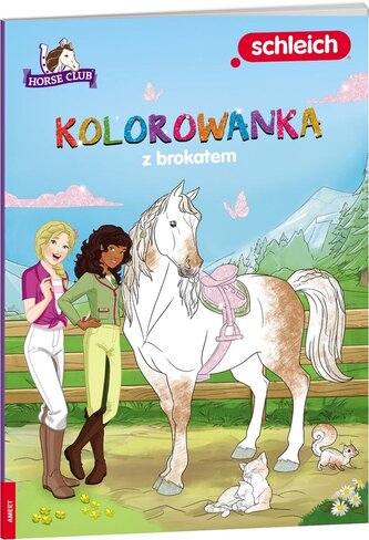 Horse Club kolorowanka z brokatem GCA-8401