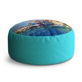 Taburet Circle Domky na pobřeží: 38x48 cm