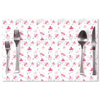 Prostírání Růžové dudlíky: 40x30cm