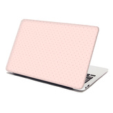 Samolepka na notebook Růžové křížky na světle růžové: 38x26 cm