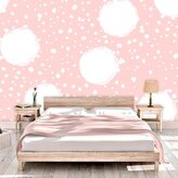 Tapeta Bílé fleky: 336x220 cm