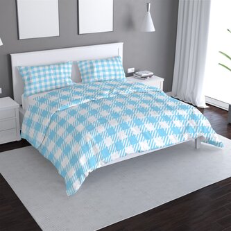 Povlečení Čtvercový vzor: 140x200 / 90x70 Povlečení Čtvercový vzor: 140x200 / 90x70