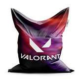 Sedací vak Classic VALORANT Glow: 150x100 cm