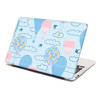 Samolepka na notebook Horkovzdušné barevné balóny: 29x20 cm