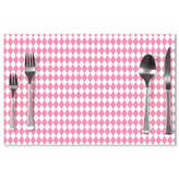 Prostírání Růžovobílé kosočtverce: 40x30cm