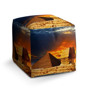 Taburet Cube Pyramidy: 40x40x40 cm Taburet Cube Pyramidy: 40x40x40 cm