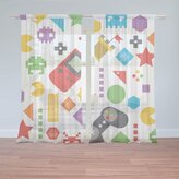 Záclony Videohra: 2ks 150x250cm