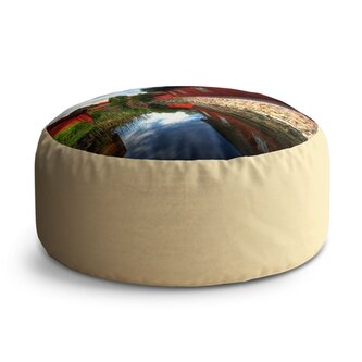 Taburet Circle Červený dům: 38x48 cm