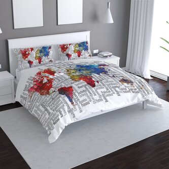 Povlečení Jména států: 140x220 / 90x70