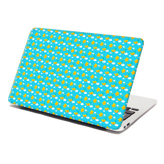 Samolepka na notebook Hvězdy a měsíce: 29x20 cm