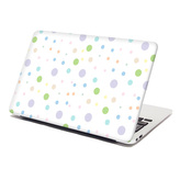 Samolepka na notebook Barevné puntíky: 29x20 cm