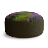 Taburet Circle Levandulové pole 2: 38x48 cm