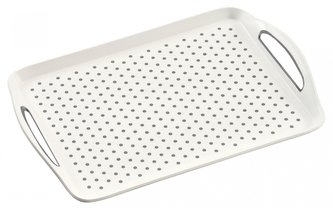 KESPER Servírovací tác plastový, protiskluzový bílý