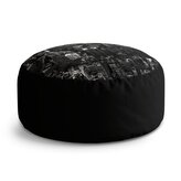 Taburet Circle Mrakodrapy 3: 38x48 cm