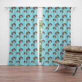 Závěs Pejsek s kostí: 2ks 140x250cm