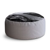 Taburet Circle Bílý sporťák: 38x48 cm