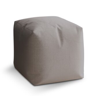 Taburet Cube Šedá: 40x40x40 cm Taburet Cube Šedá: 40x40x40 cm