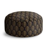 Taburet Circle Zlaté listy: 38x48 cm