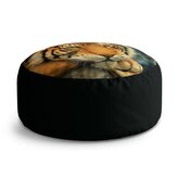 Taburet Circle Tygr: 38x48 cm