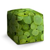 Taburet Cube Listy leknínu: 40x40x40 cm